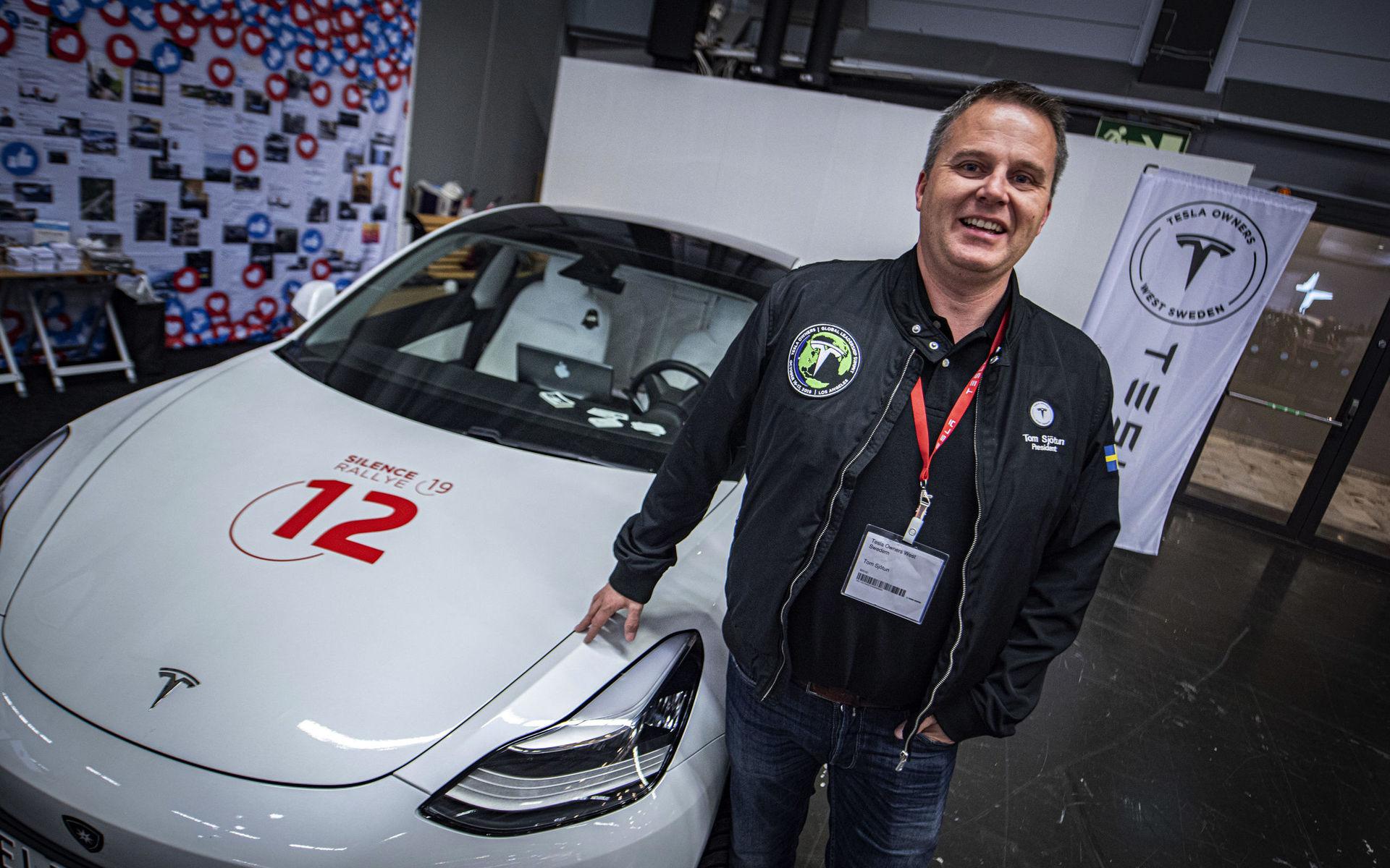 Tom Sjötun, ordförande Tesla Owners West Sweden. 