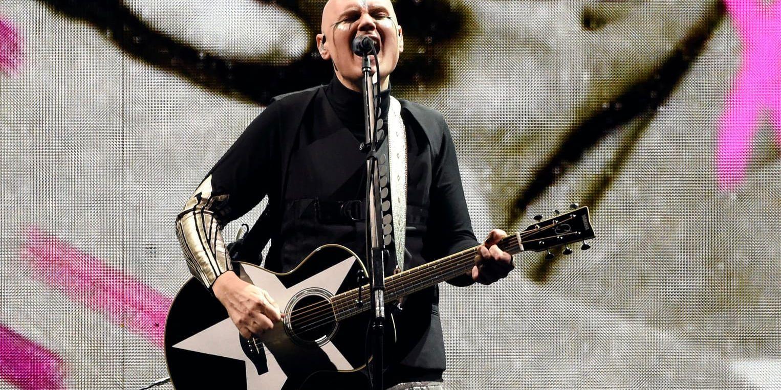 Smashing Pumpkins frontman Billy Corgan i somras. Arkivbild.