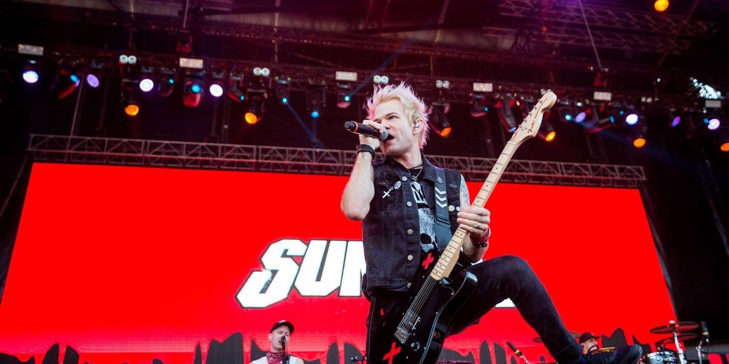 Sum 41 ersätter Blink-182 på Gröna Lund den 21 juni. Arkivbild.