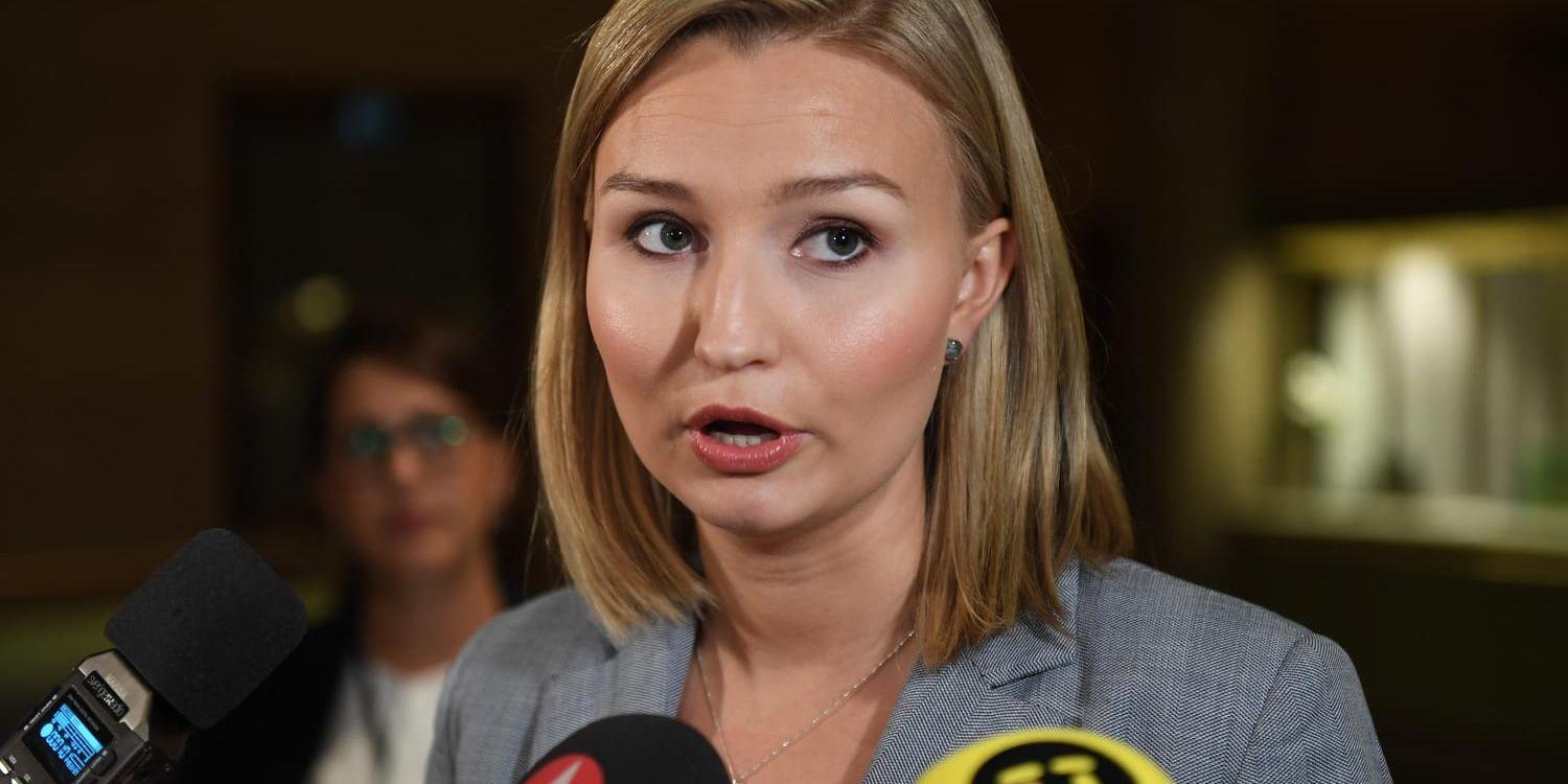 Kristdemokraternas partiledare Ebba Busch Thor. Arkivbild.