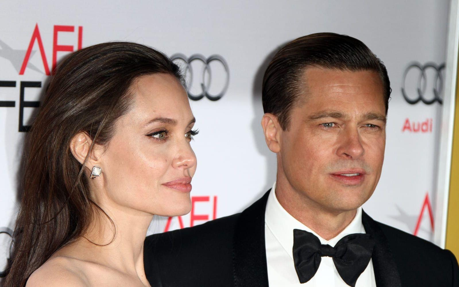 Angelina Jolie och Brad Pitt. BILD: Scanpix