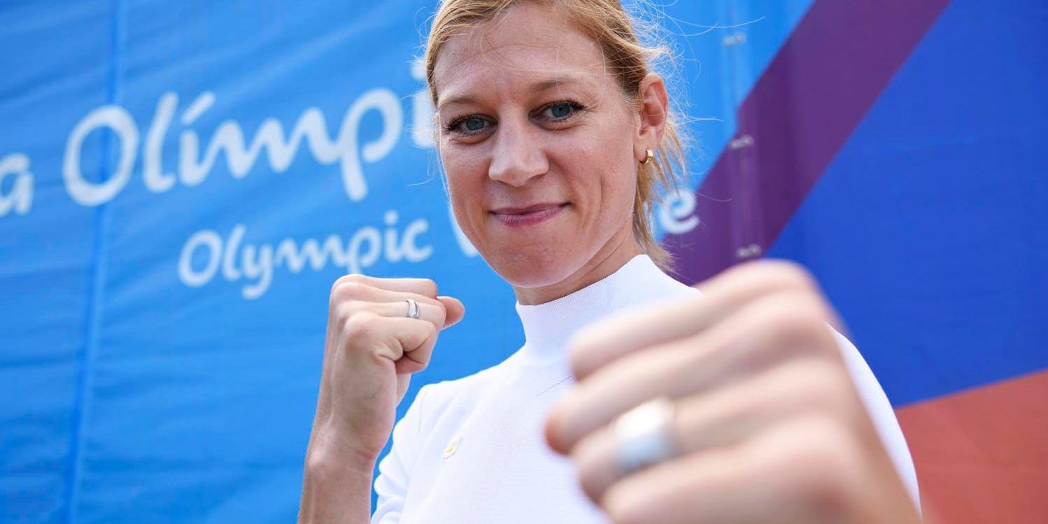 Svenska boxaren Anna Laurell Nash är på plats för OS i Rio där OS-medaljen hägrar.