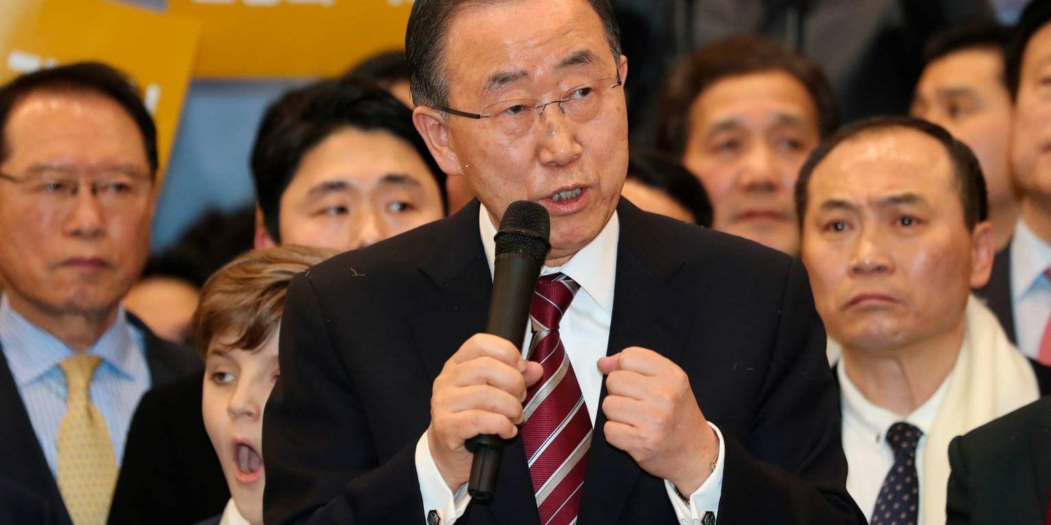 Ban Ki-Moon. Arkivbild.