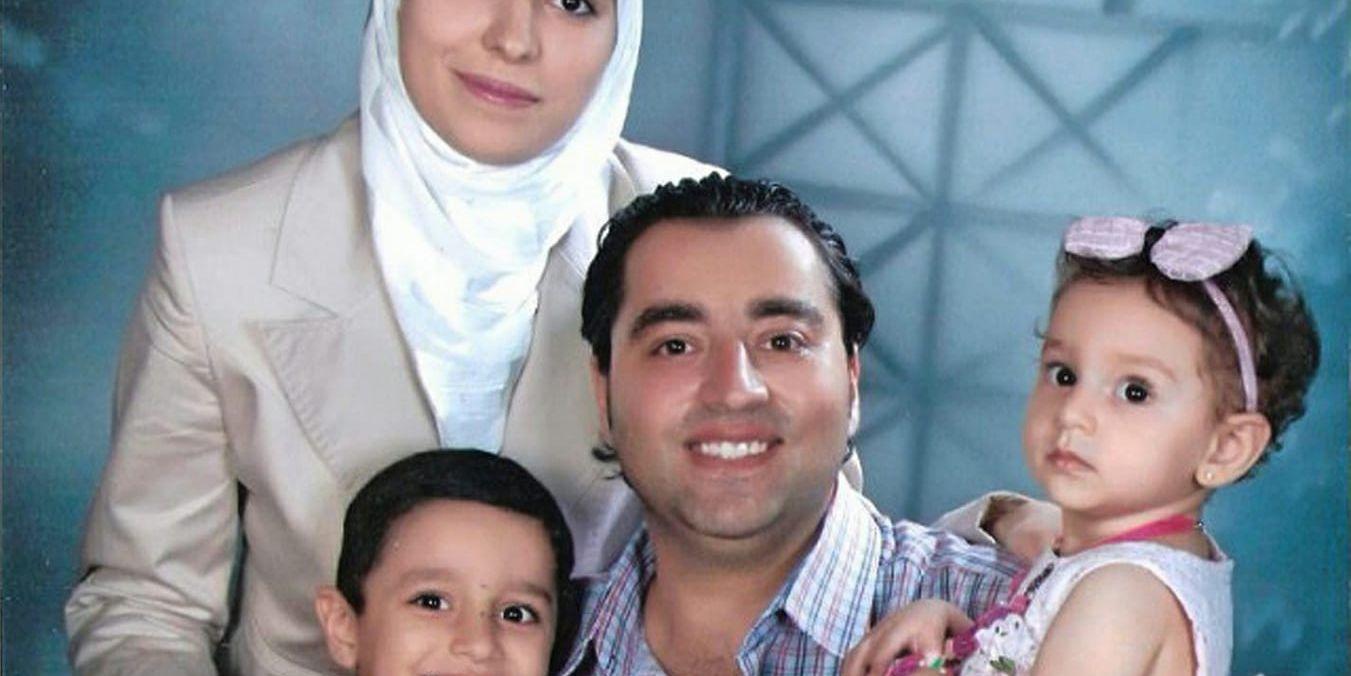 Yahya Salam med familj.