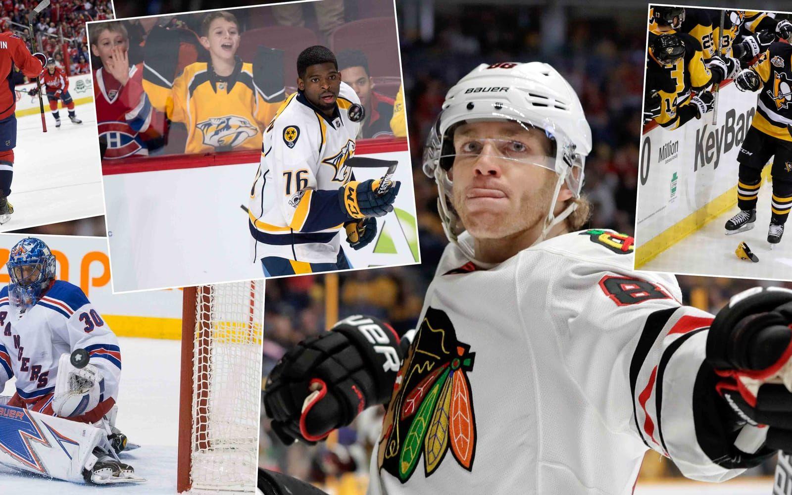 Här är NHL:s tio bäst betalda spelare säsongen 2016–2017. Foto: TT