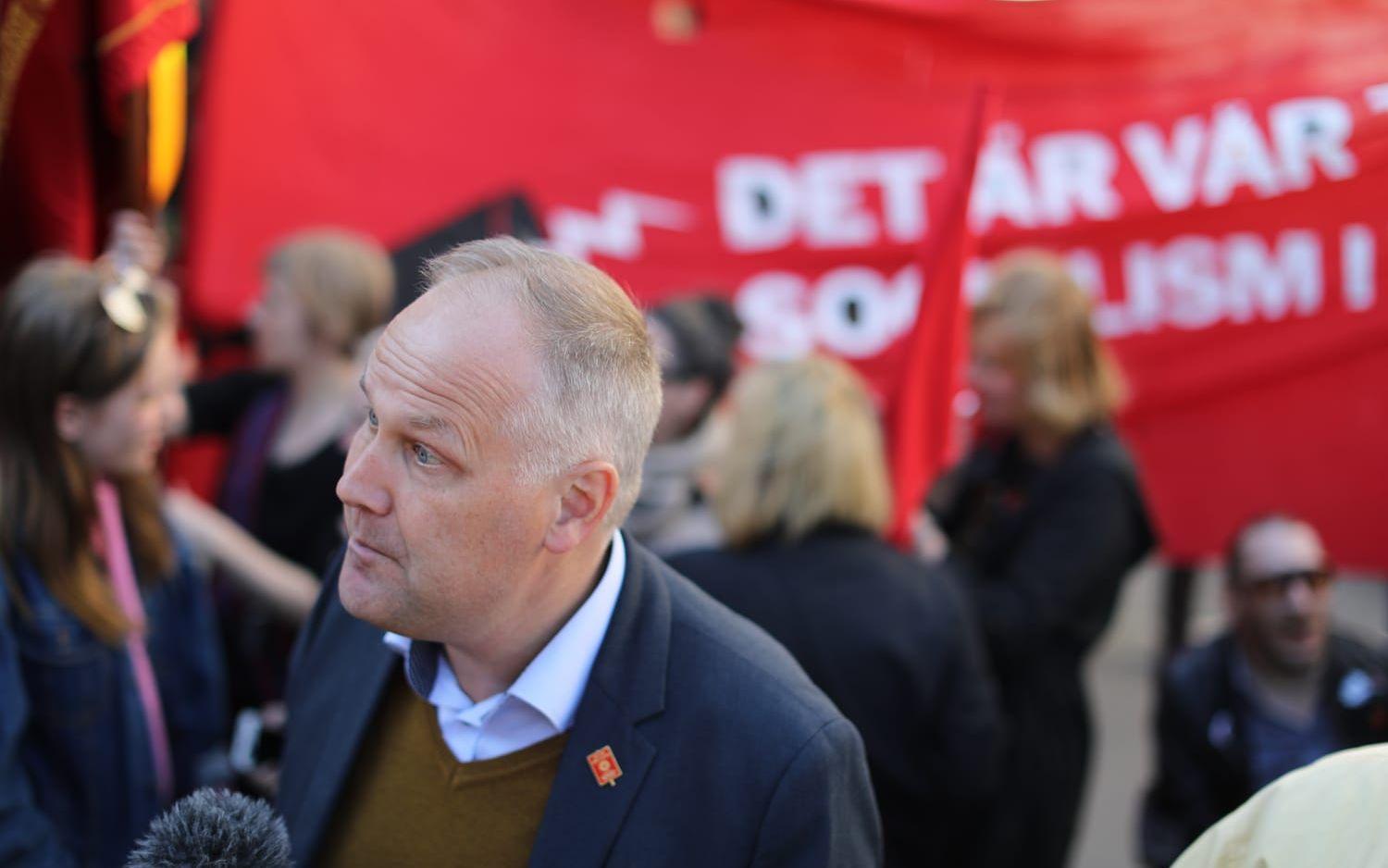 Vänsterpartiet är tillsammans med Sverigedemokraterna och Centerpartiet ett av de partier som det går starkast för. Bild: TT
