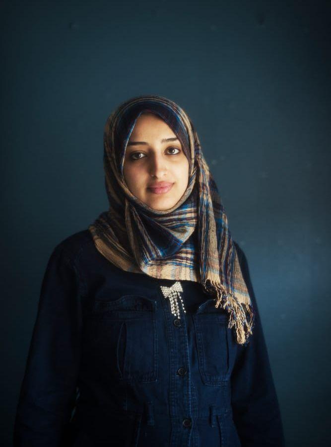 Bushra Yahya-Al-Jubaihi från Jemen. Journalist, bloggare, kommunikatör. Deltar på Clandestinos skrivarkurs "Rätten att berätta". Bild: Oliver Lindkvist