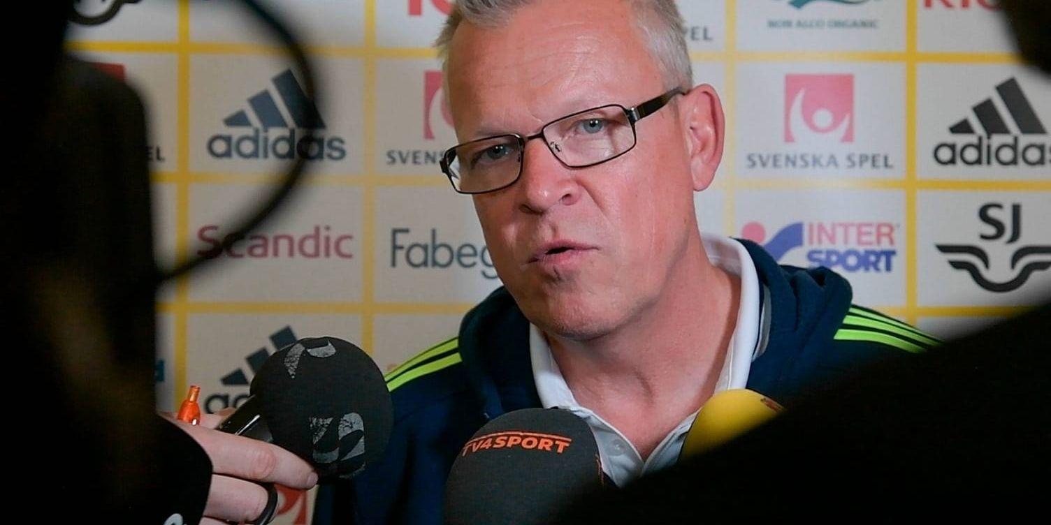 Janne Andersson dagen efter segern mot Frankrike. Det var en dag "man inte ville skulle ta slut".