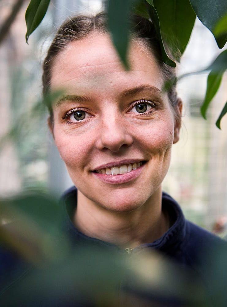 
    Trädgårdstekniker Katarina Löthman Kaliff. Foto: Emil Langvad/TT
   