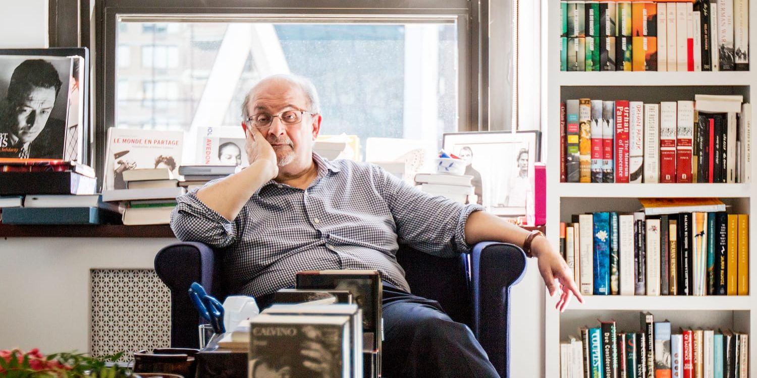 Salman Rushdie har bott i New York i 17 år nu. Här utspelas också stora delar av hans senaste roman.