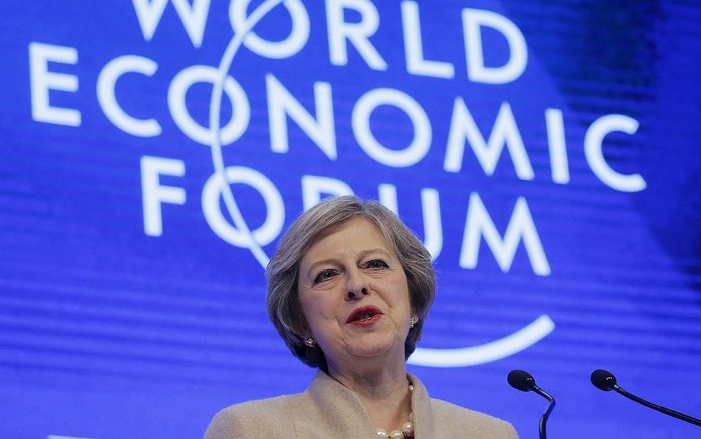 Storbritanniens premiärminister Theresa May var huvudtalare på torsdagen.