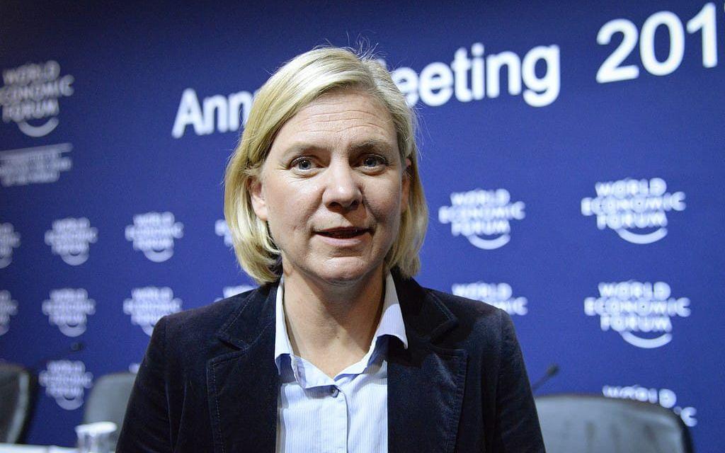 Liksom Sveriges finansminister Magdalena Andersson (S)