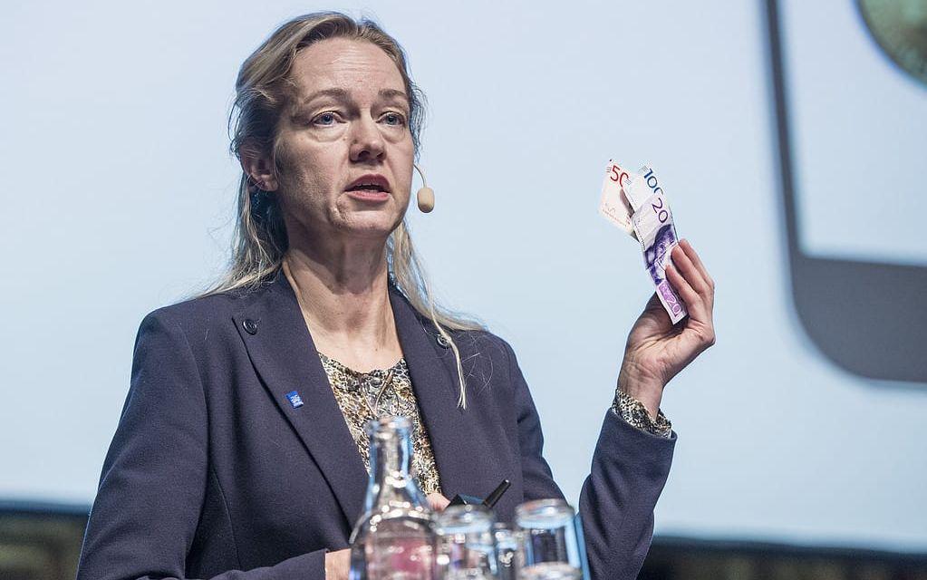 Riksbankens vice ordförande Cecilia Skingsley är en av sju medverkande kvinnor från Sverige.