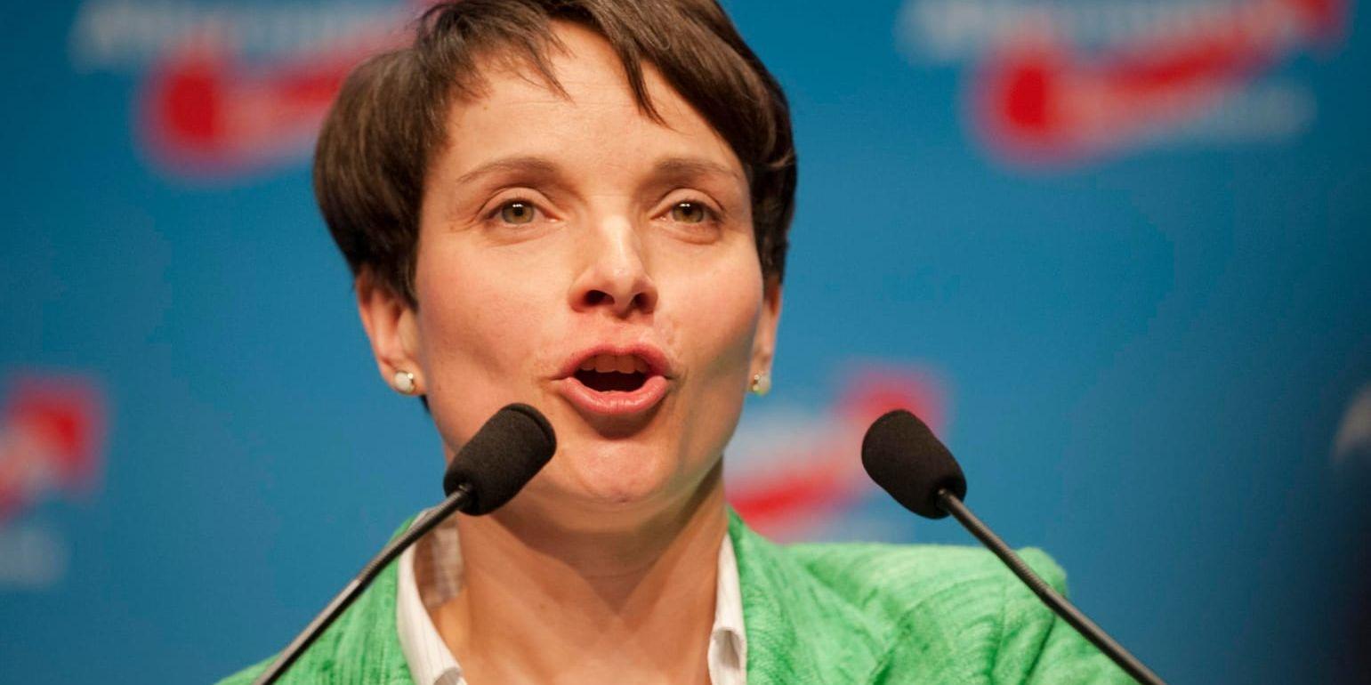 Det tyska partiet Alternativ för Tyskland och partiledaren Frauke Petry har antagit ett antiislamskt manifest på partidagar i Stuttgart.