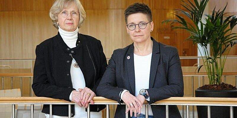 Ann-Sofie Hermansson (S), kommunstyrelsens ordförande Göteborg och Birgitta Nesterud (S), ordförande nämnden för Intraservice