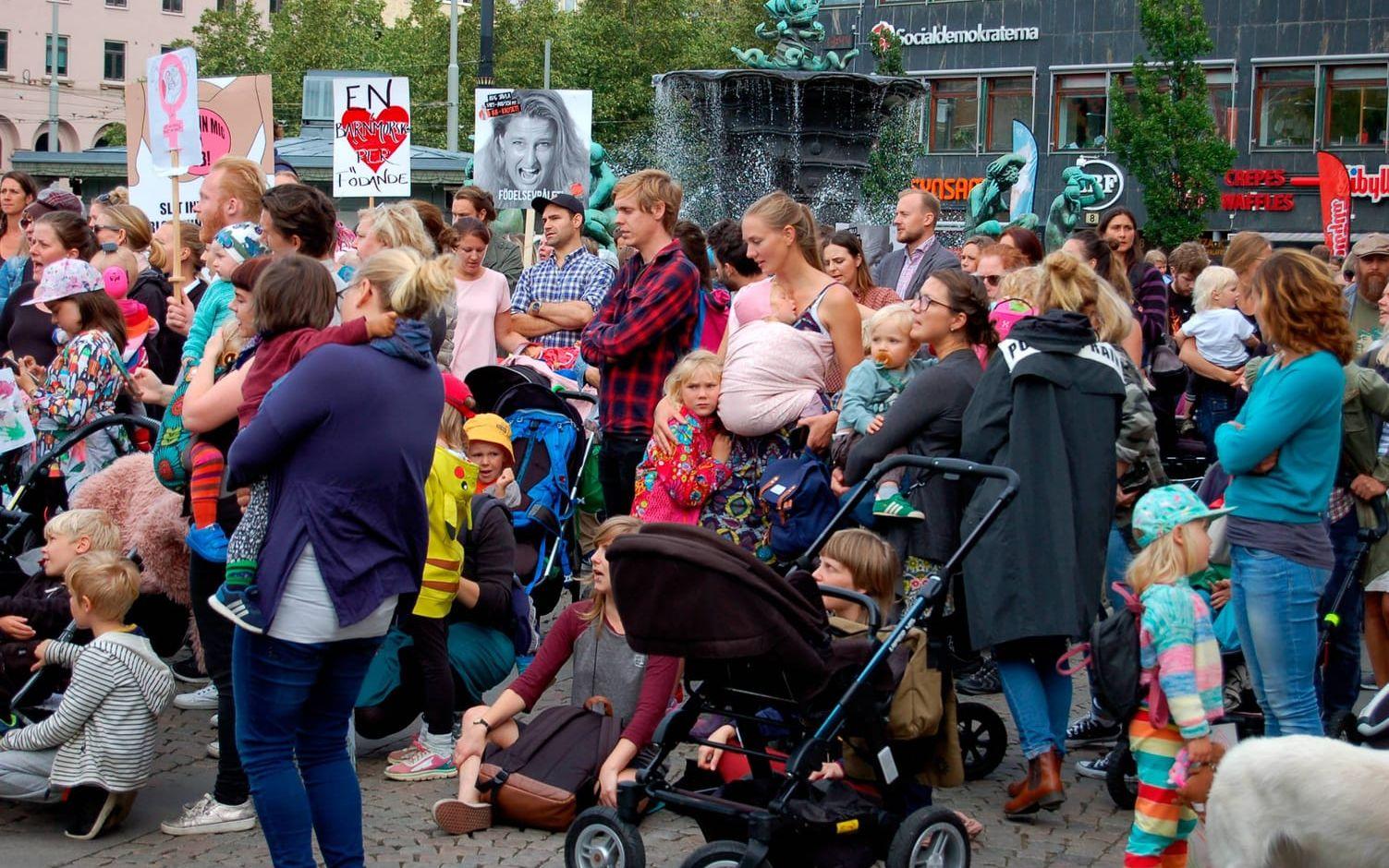 Demonstrationen på Järntorget. Bild: Adam Lundquist
