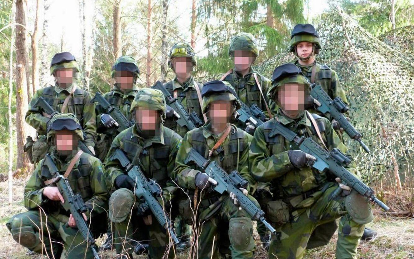 Högberg genomgick under 2012 vapenutbildning på Försvarsmakten. Bild: Försvarsmakten