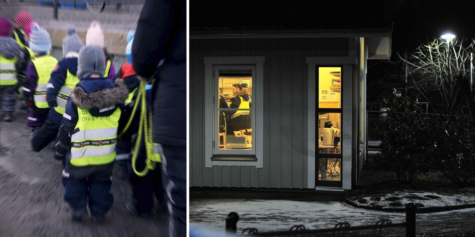 Efter tisdagens händelse med bebisen som togs utanför en förskola i Hisings Kärra väcks nu frågor om säkerheten på förskolorna i Göteborg. OBS: Bilden på barnen är en arkivbild. 