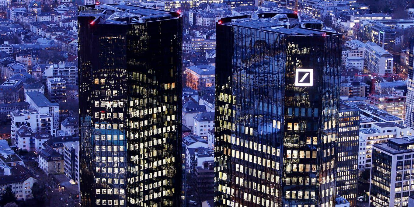 Deutsche Banks kontor i Frankfurt. Arkivbild.