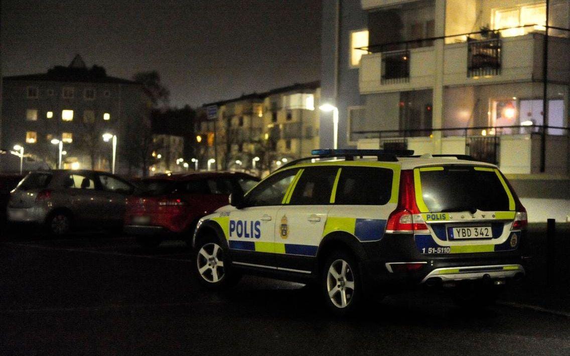 En man sköts i ryggen i Biskopsgården i Göteborg den 25 december. Bild: GP
