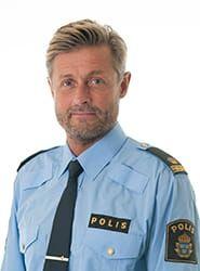 Christer Fuxborg, polisens presstalesperson vid polisen i region Väst. Bild: Polisen
