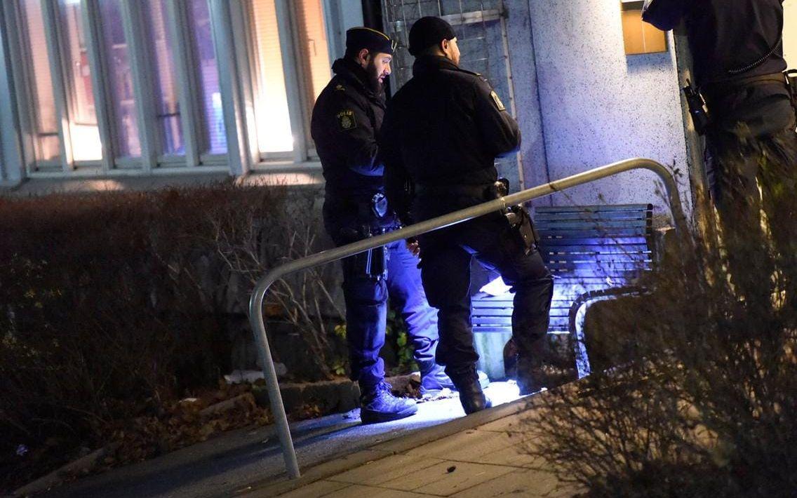 Man hittades blodig efter att ha blivit skjuten i benet i Högsbo den 27 november. Bild: GP
