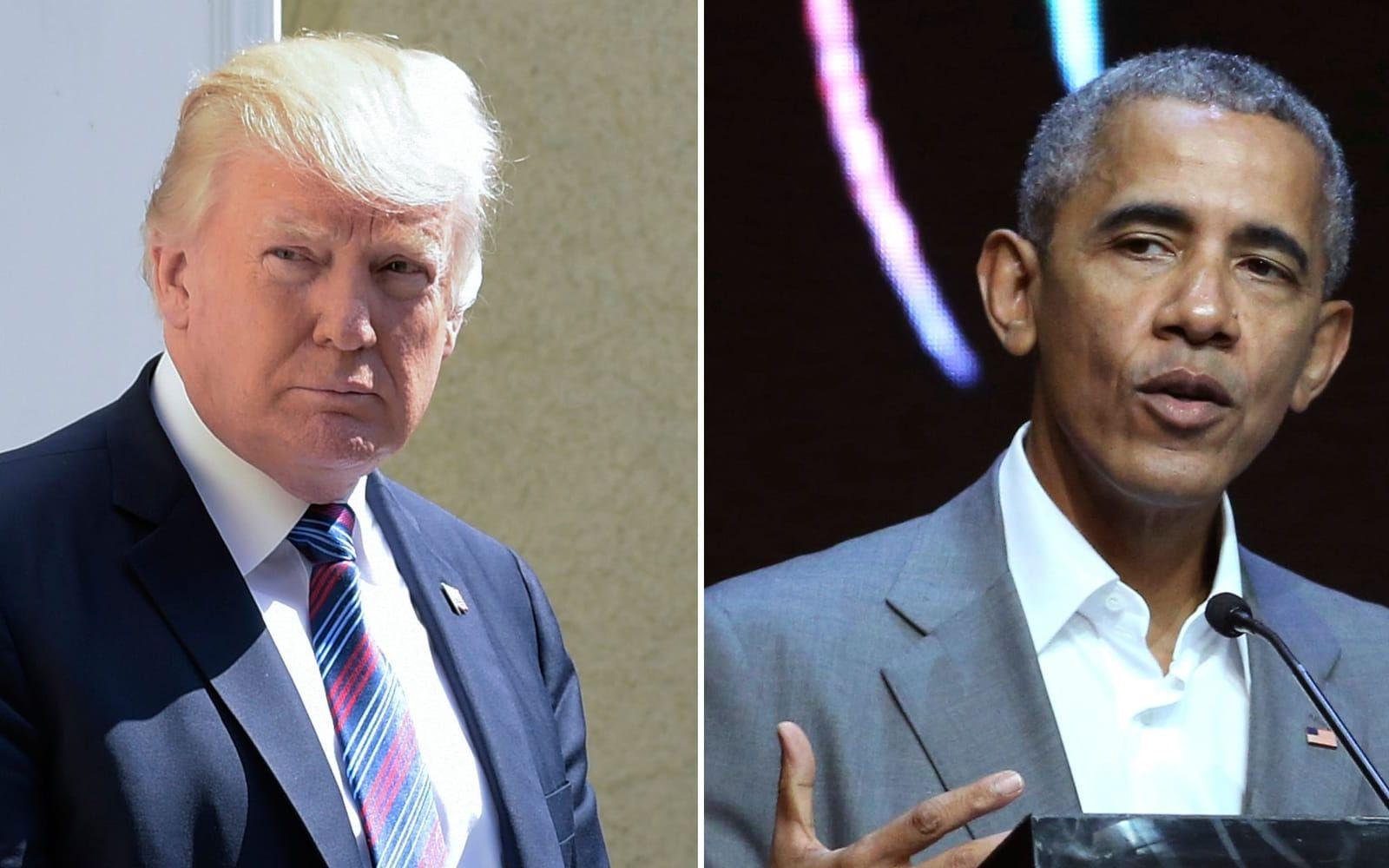 Obama kritiserar Donald Trump efter att han skrotat programmet Daca, som ger unga papperslösa migranter amnesti i USA. Bild: TT