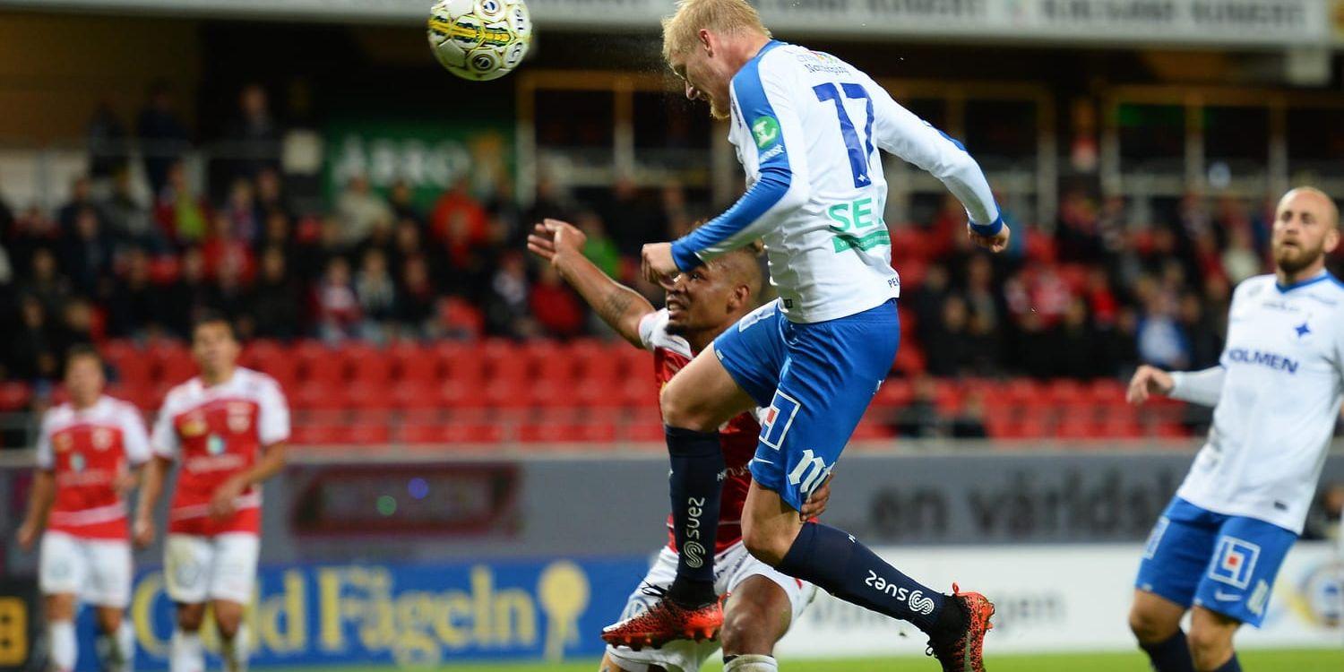 IFK Norrköpings Kalle Holmberg kvitterade till 1–1 i bortamötet med Kalmar FF.