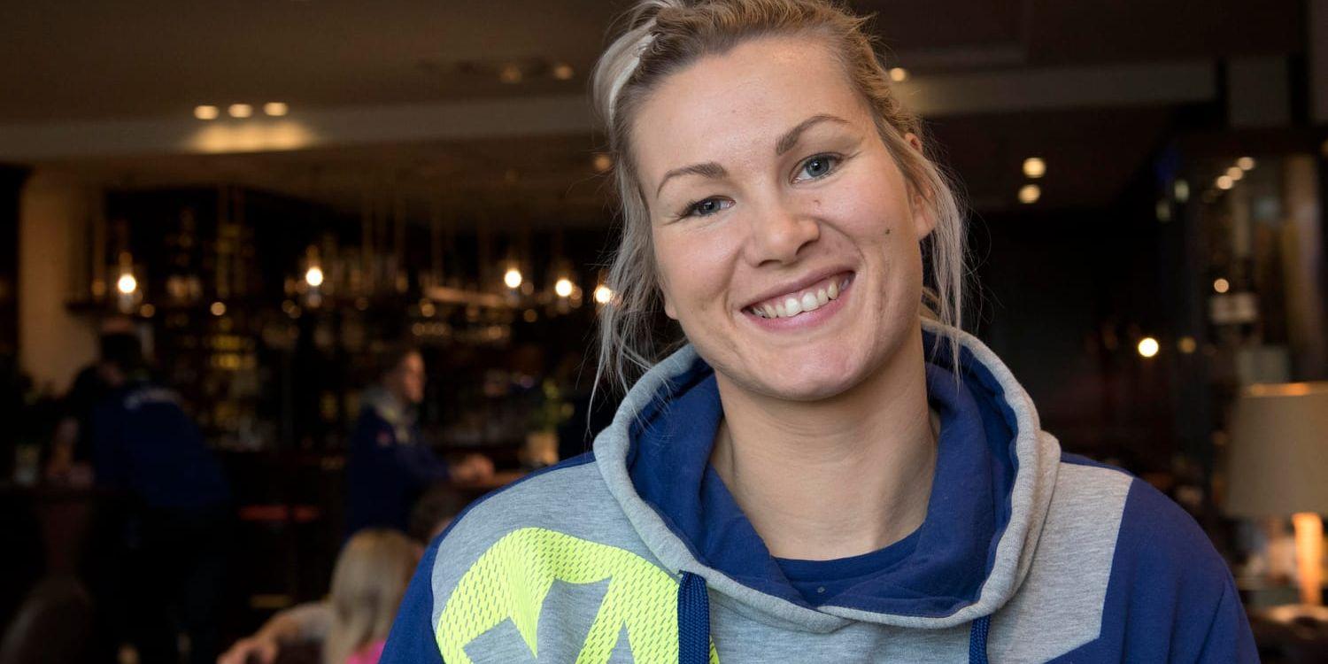 Ulrika Toft Hansen dagen före Sveriges bronsmatch mot Nederländerna i handbolls-VM.