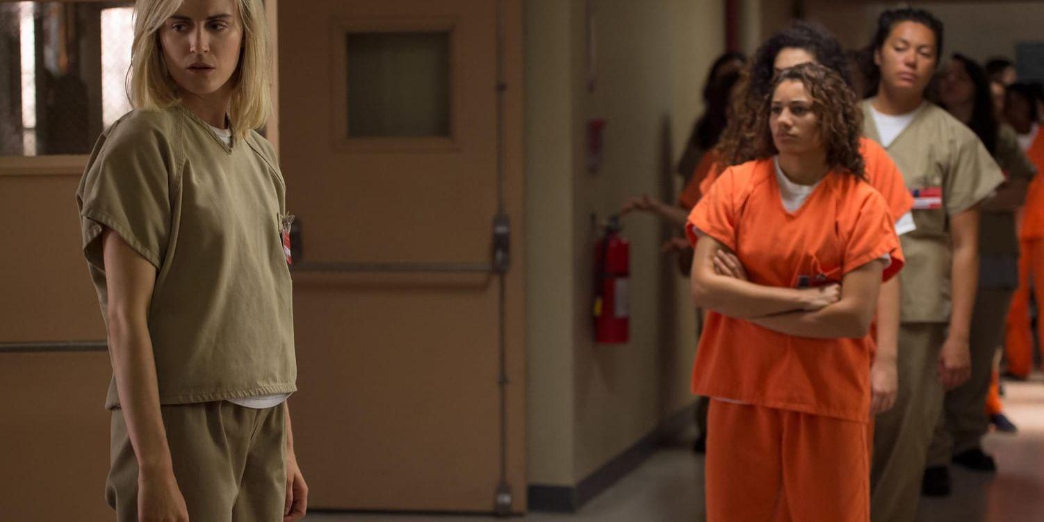 Piper Chapman (Taylor Schilling) blir mer och mer hårdhudad i säsong fyra av "Orange is the new black". Pressbild.
