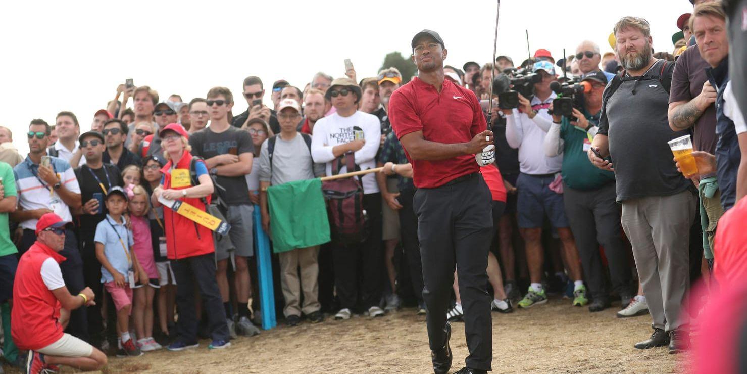 Tiger Woods hade chansen till en 15:e majortitel, men slutade sexa i British Open.