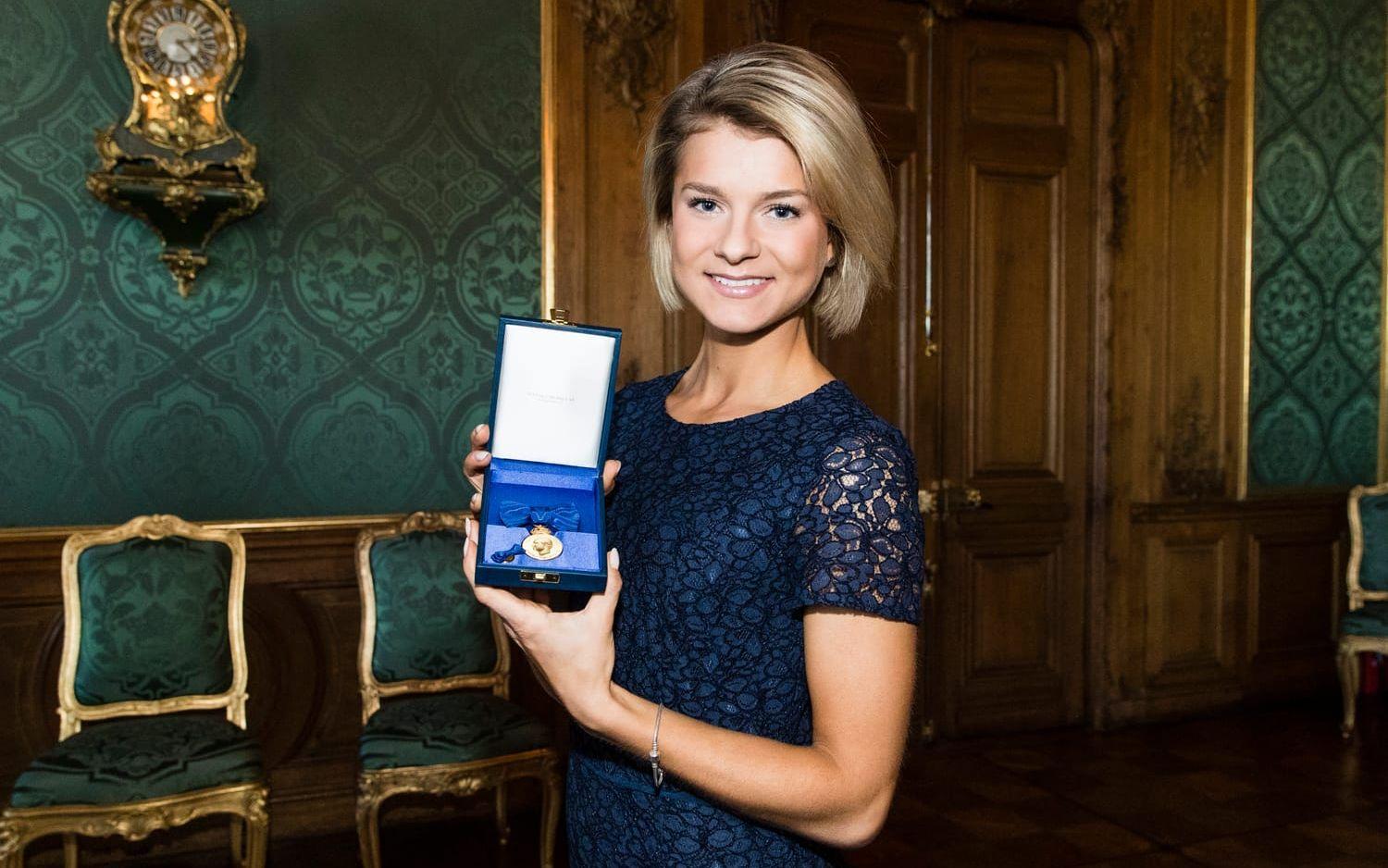 OS-guld förra sommaren för Jenny Rissveds – nu stoppas hon från att tävla på VM av förbundet. Bild: Bildbyrån