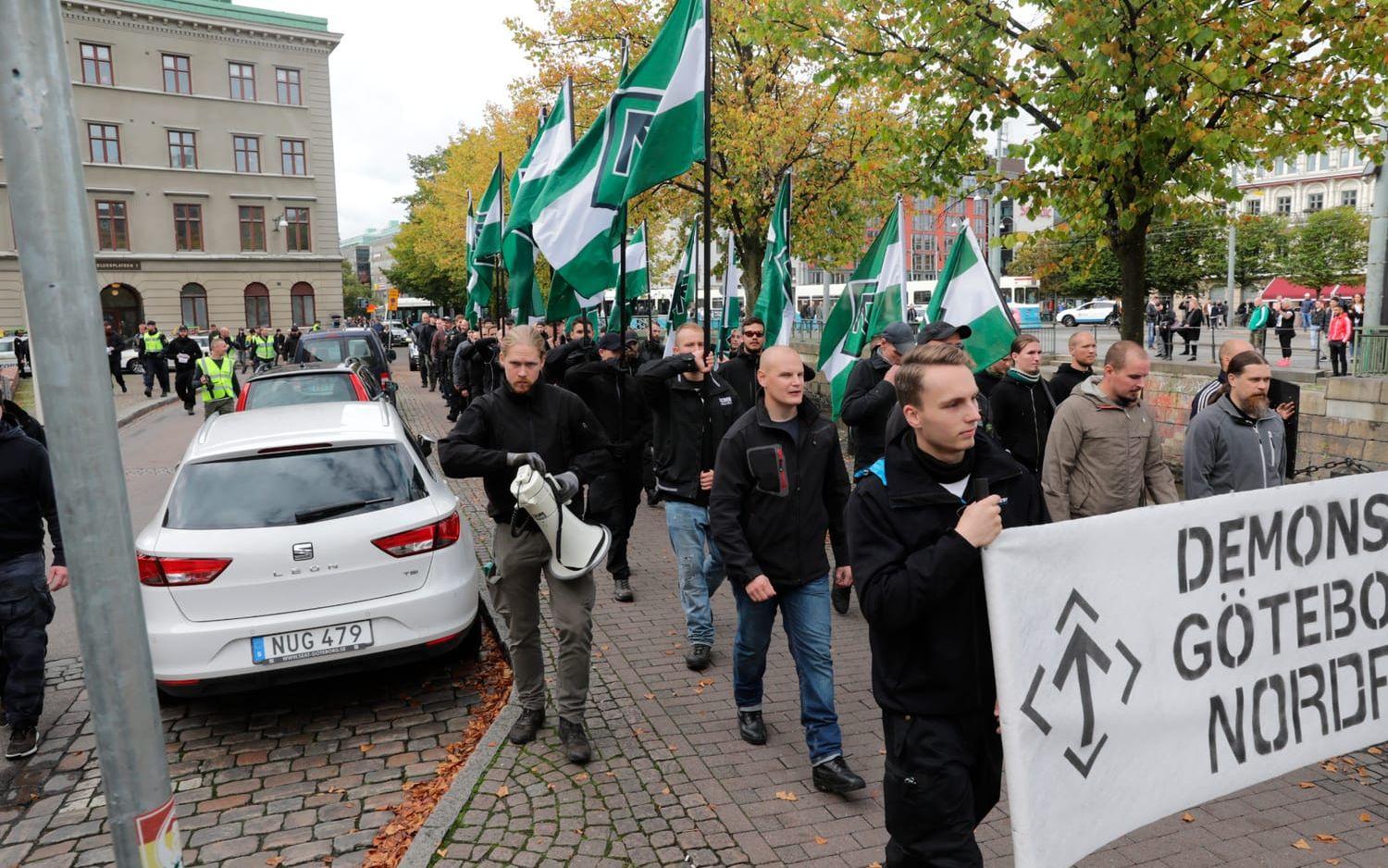 NMR demonstrerar på Göteborgs gator. BILD: Per Wahlberg