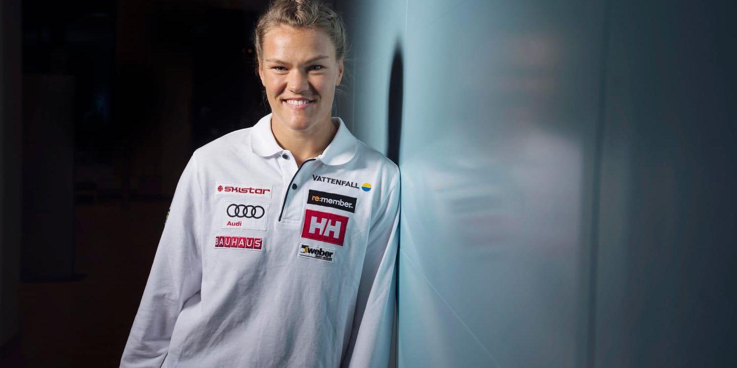 Anna Swenn-Larsson vill börja säsongen där hon slutade i fjol – som en av de allra bästa slalomåkarna. "Jag är sjukt motiverad", säger 27-åringen.
