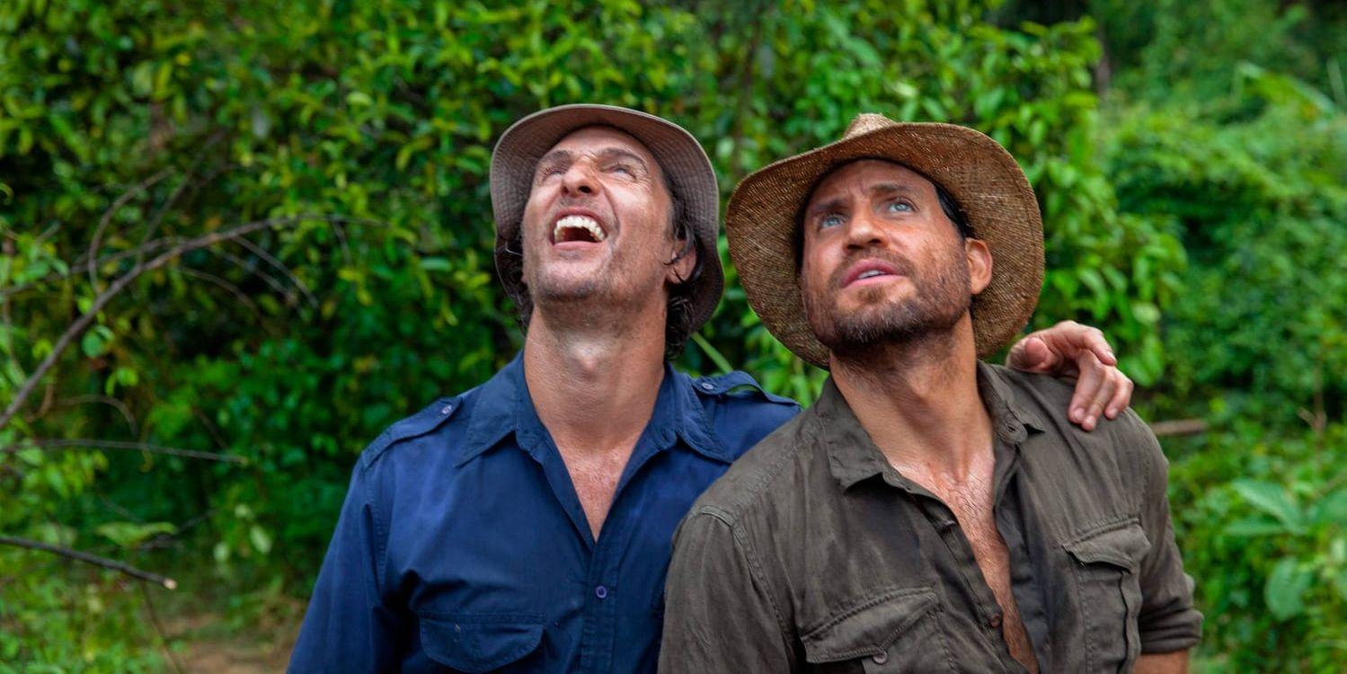 Guldvittring. Matthew McConaughey och Edgar Ramirez spelar prospektörerna som gräver guld i Indonesien. Bild: Patrick Brown