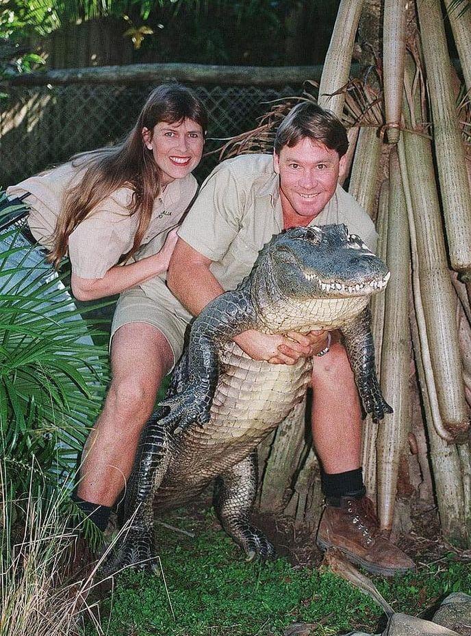 Krokodiljägaren Steve Irwin var ägare och chef för Australia Zoo i Queensland, Australien. Många minns honom från tv-rutan då han brottades med krokodiler och andra livsfarliga djur o dokumentärserien ”Krokodiljägaren”. Foto: TT.