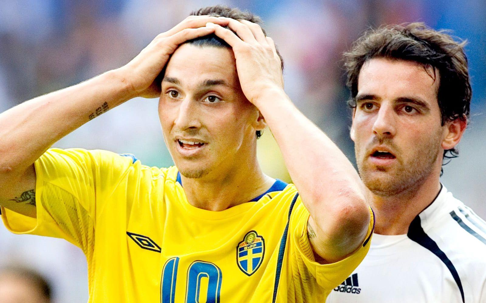 Och Sverige förlorade med 0–2. Foto: Bildbyrån