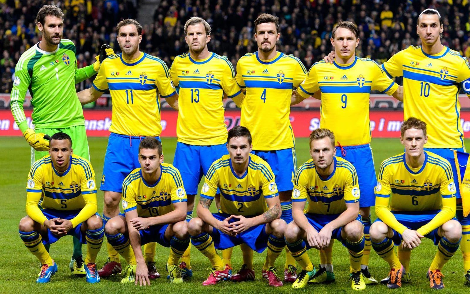 Zlatan har de senaste åren varit den givne ledaren i Sveriges landslag. Och har tagit ett stort ansvar när nya spelare ska slussas in i laget. Foto: Bildbyrån