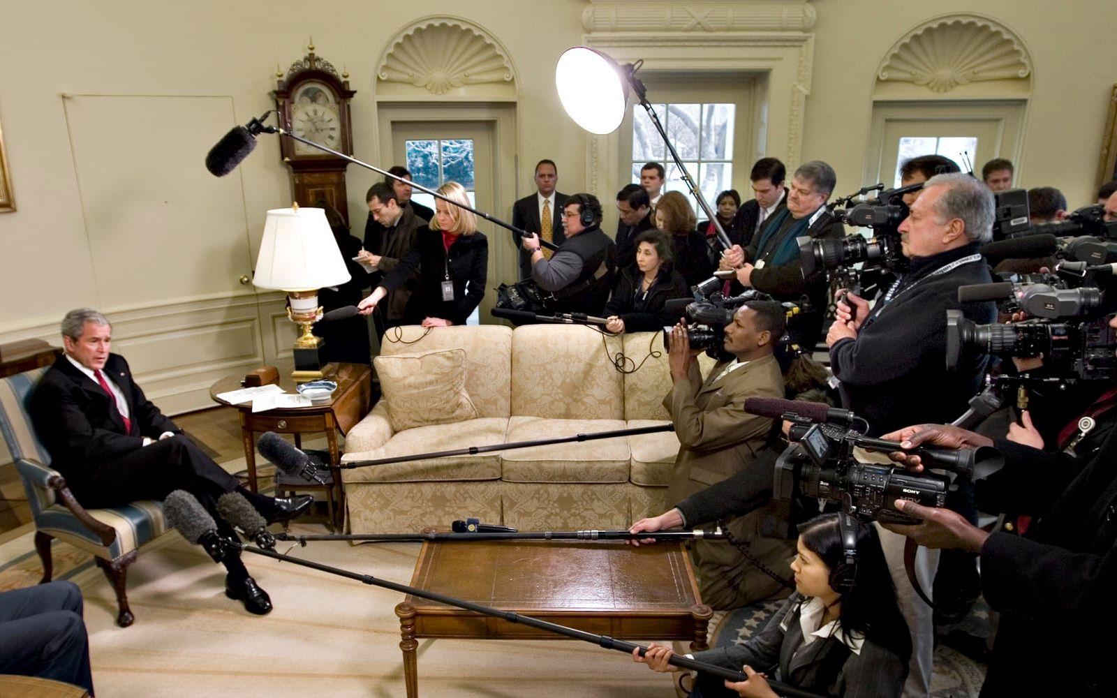 De användes redan av George W. Bush. Här syns de på ett fotografi från januari 2009.