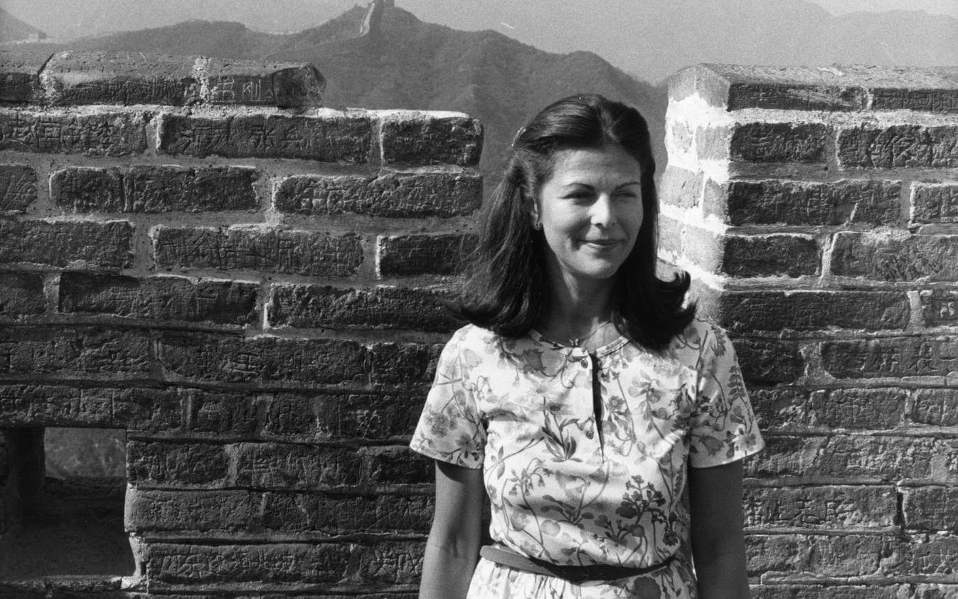 17 september, 1981: Silvia vid kinesiska muren.