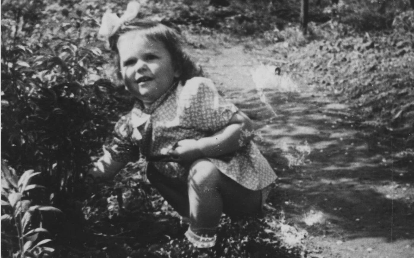 1947: Silvia är 3,5 år gammal på den här bilden som är tagen i Heidelberg den sommaren.