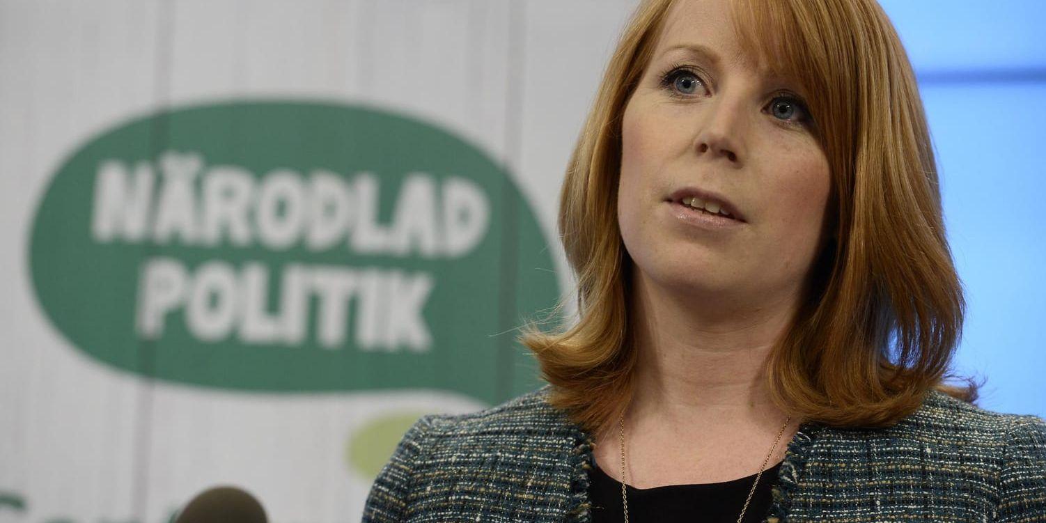 Centerpartiets partiledare Annie Lööf presenterar partiets ekonomiska vårproposition på torsdagen.