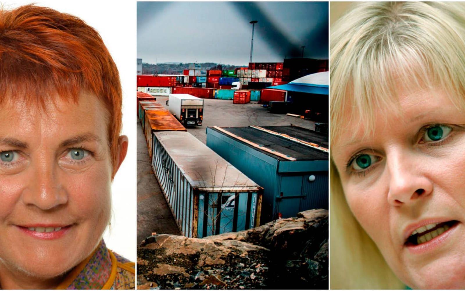 Både Cecilia Magnusson (M) och Ulrica Messing (S) vill nu att Göteborgs hamn går igenom alla sina markavtal.