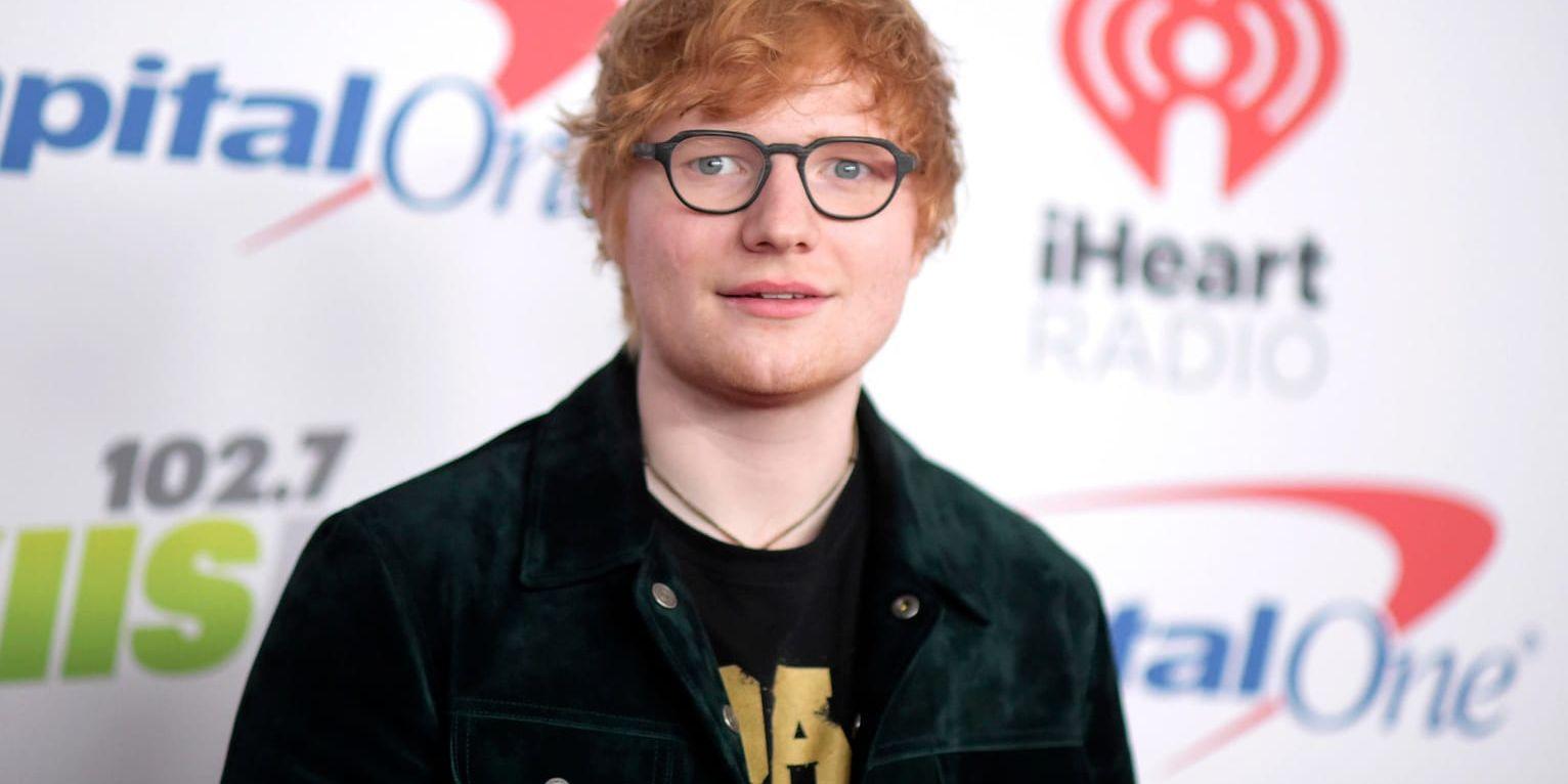 Ed Sheeran har förlovat sig. Arkivbild.
