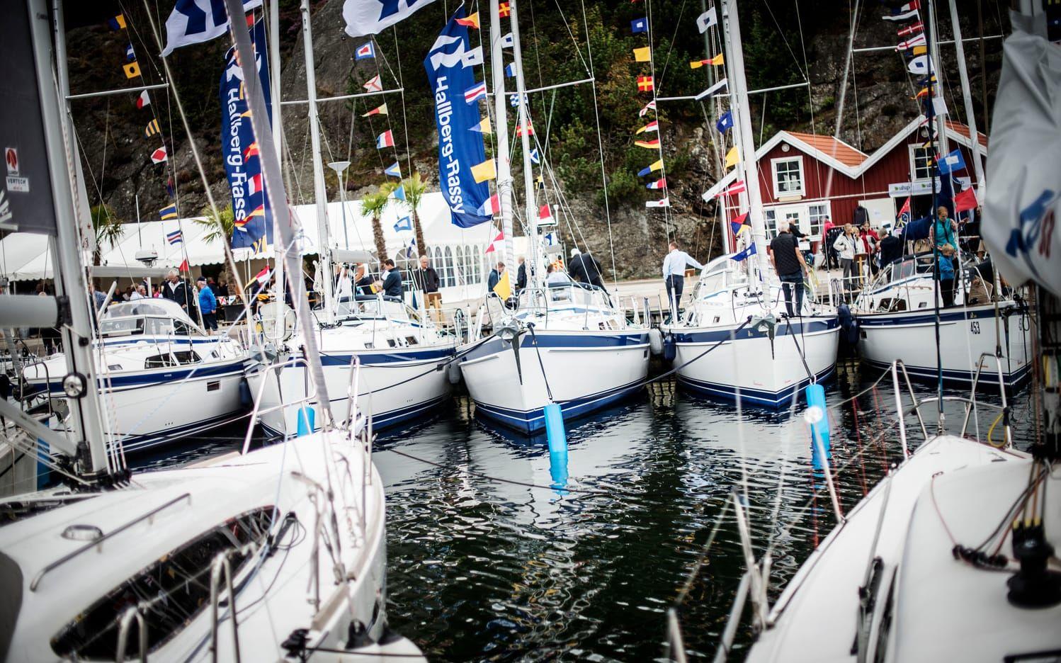 Över hundra båtar ställs ut på årets mässa. Foto: Jenny Ingemarsson