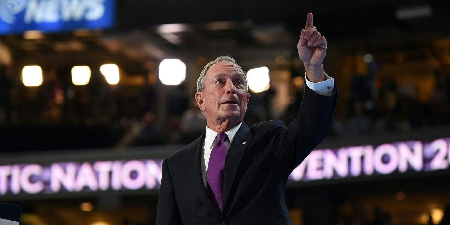 Gud hjälpe oss om Donald Trump blir president, var Michael Bloombergs mening vid demokraternas partikonvent. Bild: Robyn Beck