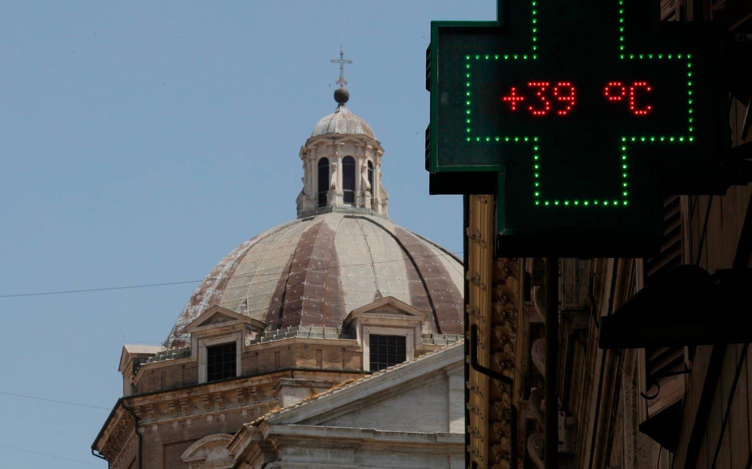 I Italien och delar av Balkan väntas temperaturen nå uppemot 46 grader i veckan. Bild: TT