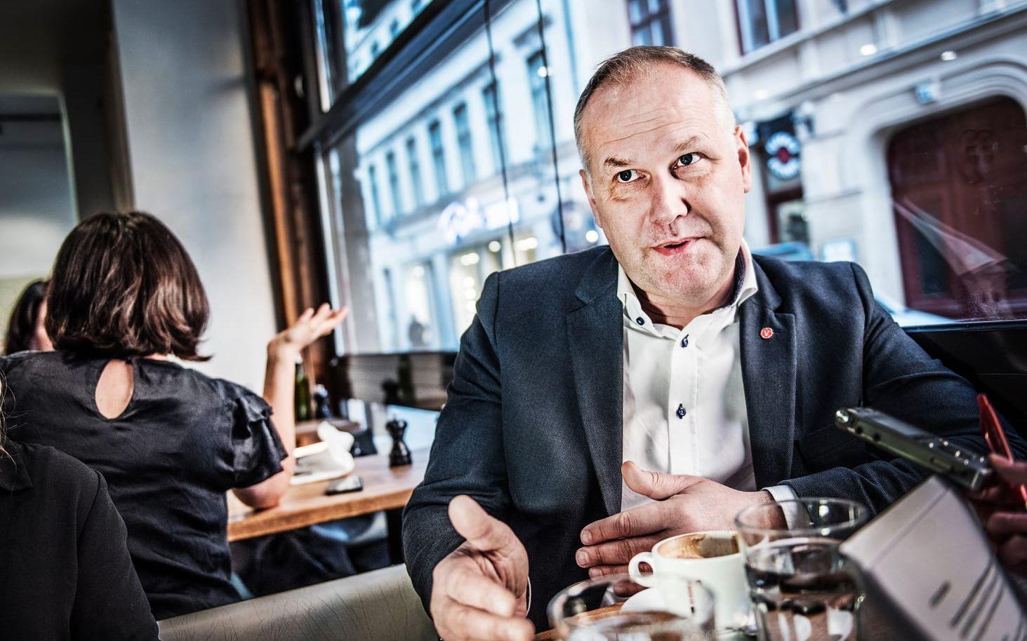 Trots att han började sin politiska karriär på allvar i Umeå så är Jonas Sjöstedt född i Göteborg och även göteborgsaktuell. Foto: TT