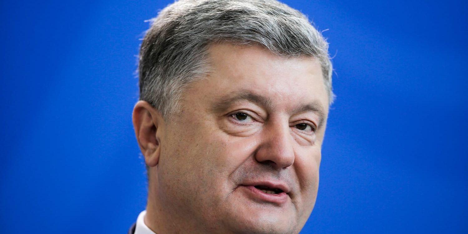 Ukrainas president Petro Porosjenko. Arkivbild.