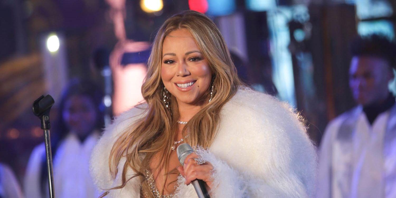 Mariah Carey är drottningen av julmusik, enligt en studie av Spotify. Arkivbild.